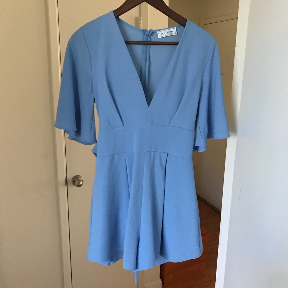 Gorgeous baby blue romper